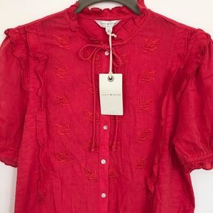 Lucky Brand Embroidered Top